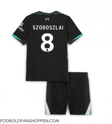 Liverpool Dominik Szoboszlai #8 Udebanetrøje Børn 2024-25 Kortærmet (+ Korte bukser)